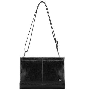 The Sak Iris 3-way Demi Adjustable Leather Crossbody Black